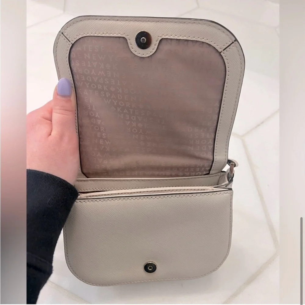🎉Host Pick🎉 NWOT Kate Spade Bone Cream Color Crossbody Bag Purse - Picture 4 of 4